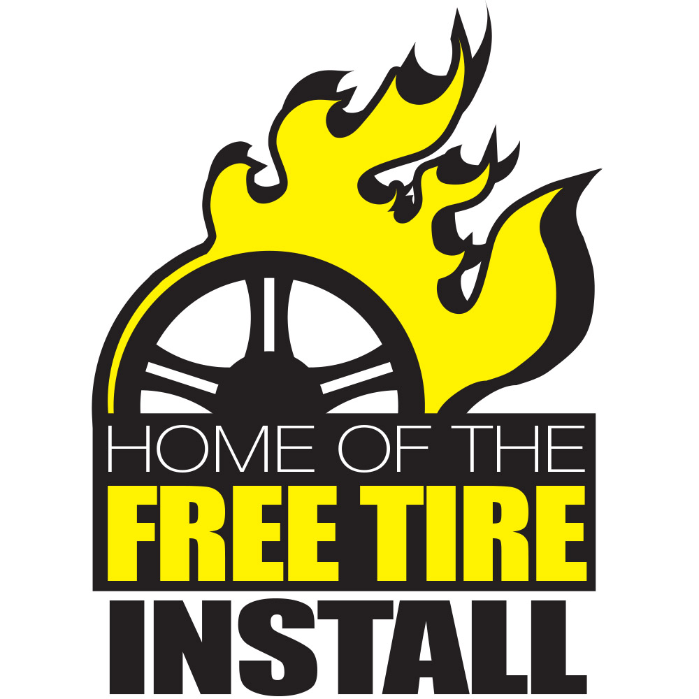 Home of the Free Tire Install in RideNow Powersports, Sturgis, South Dakota